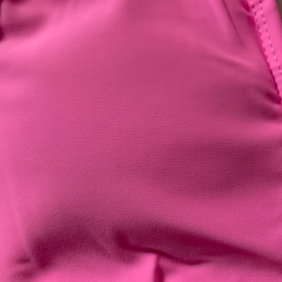 PINK LINED DETAILED CRISS CROSS ONE PIECE SWIMSUIT - Picture 9 of 12